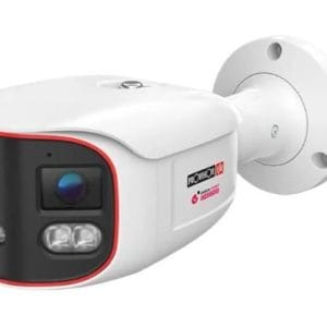 Cámara Bala panorámica IP 8 MP, Lente 2.8mm (180°), de dia detecta hasta 20 mts, IR hasta 20 mts,LED híbrido, DDA2, Microfono incorporado, WDR,IP67