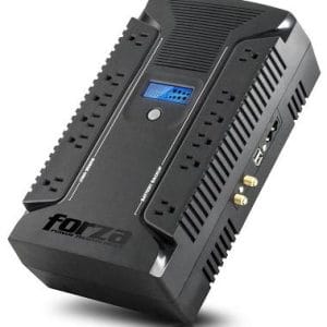 No-Break FORZA HT-1000LCD, 1000 VA, 500 W, Negro