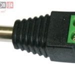 Adaptador de energía para cámaras DC Macho, Paquete de 10 piezas