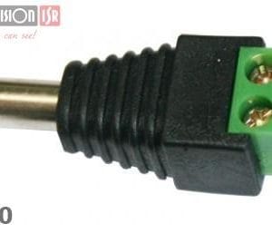 Adaptador de energía para cámaras DC Macho, Paquete de 10 piezas
