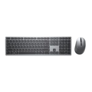 DELL Kit Teclado y Mouse Premier  KM7321W INGLES 580-AJIX. Color Gris titán - USB Inalámbrico Bluetooth/RF Mouse - Óptico - 4000 dpi - 7 Botón - Rueda de d
