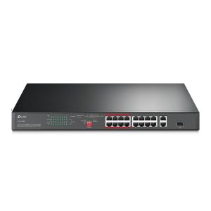 Switch TP-LINK TL-SG1218MPE, Negro