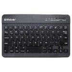 Teclado Inalámbrico, Bluetooth, MINI, Portable, Batería Recargabe, duración hasta 72h, P/Portátil, Tablet y Celular, Español, Negro,  6006436 BROBOTIX