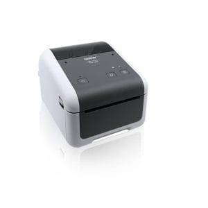 Impresora de etiquetas Brother TD4410D, térmica directa, USB, Serial RS232C, imprime etiquetas de hasta 4.3 pulgadas de ancho