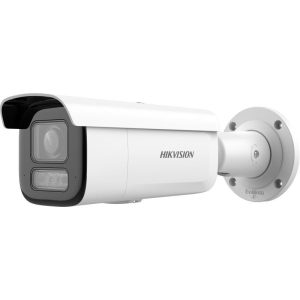 Bala IP 8mp 4K/ Lente Mot 2.8-12 mm/ 60m Luz Bca/ 60m IR/ AcuSense/ IP67/ IK10/ WDR 120 dB/ PoE 802.3at/ ONVIF/ Alarmas IO/ Micro SD/ ACUSEARCH