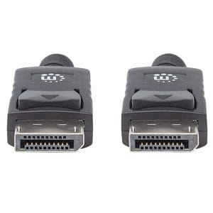 306935 Cable DisplayPort Macho a DisplayPort Macho, Blindado, Negro, 1 m; Resolucion 4K a 60Hz,