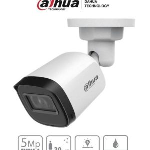 DAHUA HAC-B1A51-U-28 - Cámara Bullet de 5 Megapixeles/ Lente 2.8 mm/ 106 Grados de Apertura/ IR de 30 Mts/ IP67/ Soporta: CVI/CVBS/AHD/TVI