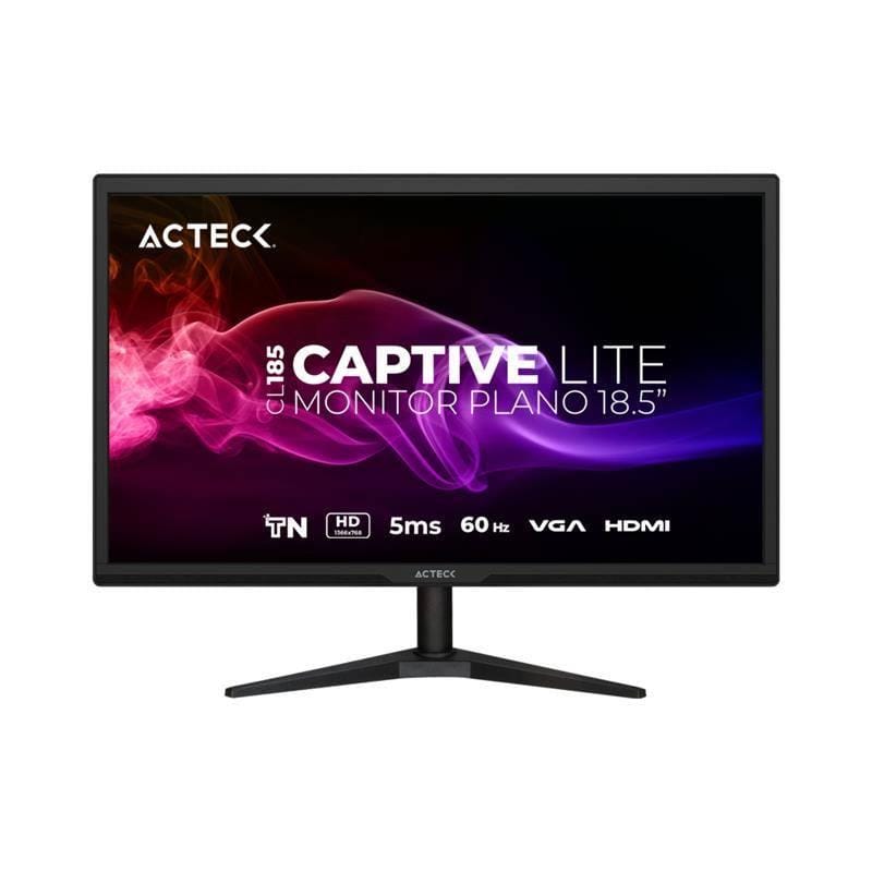 Monitor Captive Lite CL185 Acteck Panel de 18.5 Pulgadas TN, Resolución Máxima 1366 * 768