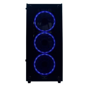 Gabinete Gaming Naceb Technology PLAYER Crystal Case NA-0603, Full ATX, Negro