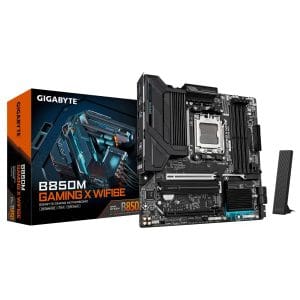 Motherboards GIGABYTE B850M GAMING X WF6E, DDR5, 256 GB, AMD, Micro ATX