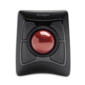 Trackball Inalámbrico  KENSINGTON K72359WW , Negro con detalles en Rojo, Bluetooth