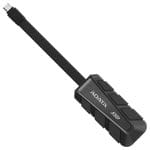 SSD Externo ADATA SC740 1TB. USB tipo C incorporado, 1.050/1.000 MB/s de lectura/escritura, Resistente a caídas MIL-STD de 1,22 m.  NEGRO.SC740-1000G-CBK