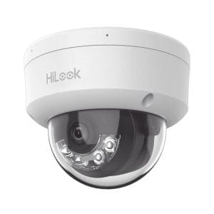 Domo IP de 4 Megapixel / Lente 2.8 mm / 30 mts IR / Micrófono Integrado / Exterior IP67 / PoE / WDR 120 / H.265+ / ONVIF