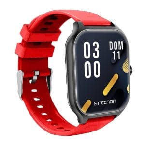 SMARTWATCH NSW-101 2.01  IP67 BT 5.0 APP FITPRO BAT 180 mAH MIDE CALORIAS FC CON VIBRACIÓN MULTIMEDIA FUNCIÓN BUSCAR Y FOTOS A DISTANCIA NEGRO/ROJO