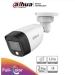 DAHUA DH-HAC-HFW1209TLMN-A-LED-S3 - Camara Bullet Full Color de 2 Mp/ 1080p/ p2.8mm/ 108°/ Microfono/ 40 Metros IR/ DWDR/ IP67/ Metalica+Policarbonato