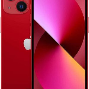 Apple iPhone 13, 128 GB, Rojo - Totalmente Desbloqueado (Reacondicionado Grado A) Incluye Mica de Cristal templado 9D, Cable de Datos y Cargador de 20W