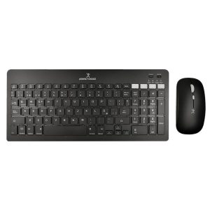 Kit Teclado + Mouse Recargable Inalámbrico + BT Zebrary Color Negro | PERFECT CHOICE
