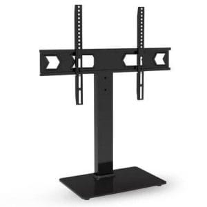 SOPORTE TV PARA ESCRITORIO O MESA  CON BASE DE CRISTAL TEMPLADO, 37-75 PULGADAS, RESISTENCIA 45 KG, 6007778 BROBOTIX
