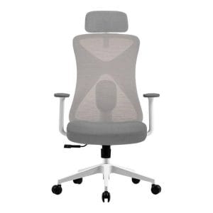 Silla FLOE PRO EC737  ACTECK  ELITE SERIES Silla de Oficina  Ergonómica, Ajuste lumbar, Reposa brazos Fijo,  Color  Blanco. AC-937245