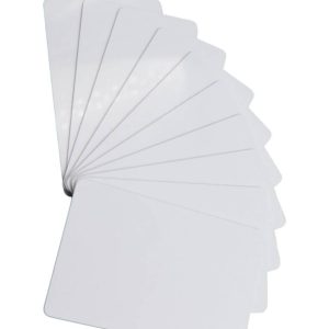 ZKTECO IDCARDNN - Paquete de 10 Tarjetas ID con Frecuencia de 125 kHz, 1 mm de Grosor, Sin Folio Impreso