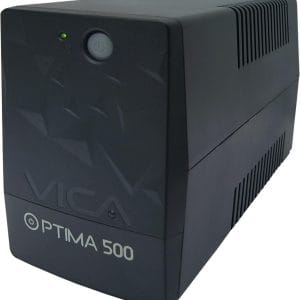No break interactivo OPTIMA 500, 500VA/240W, entrada 81/145VCA, salida 120 Vca 60Hz, 6 NEMA 5/15R protegidos, RJ11/RJ45, Software de monitoreo