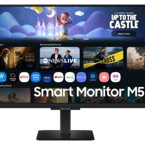 Monitor Samsung SMART, M5, 27 pulgadas, M50F, FHD, Plano, 60Hz, 5ms, LS27FM500ELXZX