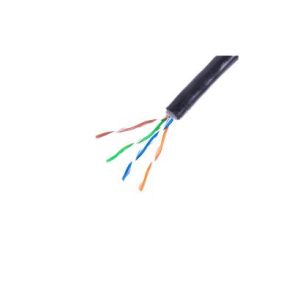 SAXXON OUTP5ECCAEXT - Cable UTP CCA / Categoria 5E / Color negro / Exterior / 305 Mts / 4 Pares / Doble forro/