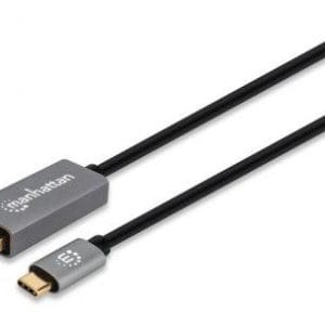 Cable USB-C a DisplayPort M  MANHATTAN 354851 , USB C, DisplayPort, 3 m, Negro