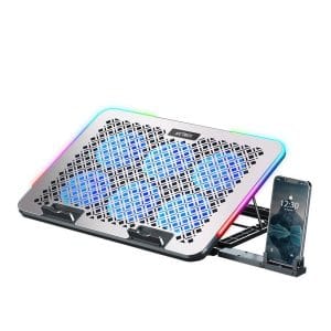 Base Enfriadora para Laptop FROOST RAW BE630 Acteck Advanced Series Base Enfriadora para Laptop 15.6 Pulgadas, 6 Ventiladores