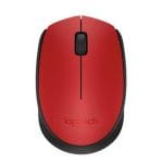 Mouse LOGITECH M170, Rojo, RF inalámbrico