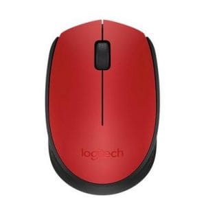 Mouse LOGITECH M170, Rojo, RF inalámbrico