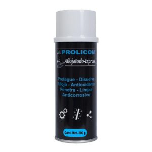 Limpiador y protector PROLICOM, AFLOJA TODO - EXPRESS, 300g, Protege, disuelve, afloja piezas metálicas