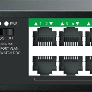 Netis Switch POE P116GC, 16 Puertos POE y 2 Puertos Uplink, 240W, 1000 Mbps, Watch Dog, Plug & Play, 250 Mts de Alcance, No Administrable