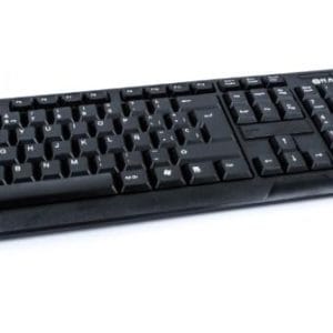 Kit de Teclado y Mouse Inalambrico Naceb Technology, 112 teclas, Negro NA-426