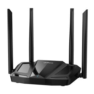 Router Dahua DH-AC12  inalám. AC1200, doble ban (2.4 GHz/5 GHz)  1167 Mbps. 4 ante 5dBi,  3 puert LAN Fast Ethernet (10/100 Mbps) y 1 WAN, NB