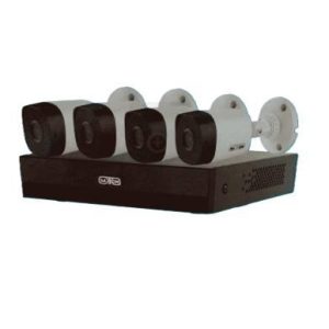 SAXXON SUA-KIT/XVR1E04-I/4-B10P-0280B - Kit de 4 Canales HDCVI/ Cámaras B10P de 1MP 720P/ Lente de 2.8mm Con Apertura de Hasta 100°
