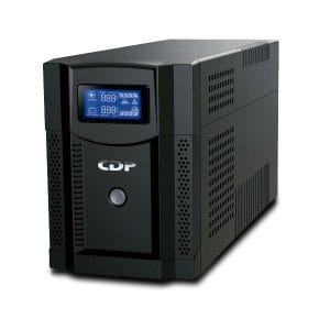 No-Break CDP UPRS-1508 1500VA/1050W UPS Interactiva AVR 8 Salidas, Proteccion RJ45, LCD, software 120 Vac
