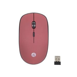 Mouse inalámbrico Terra 02 TechZone, de 1600 DP'Is,  4 botones, texturizado rubber color verde, 1 año de garantía.