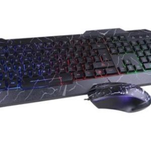 Kit de Teclado y Mouse Naceb Technology Raptor, Estándar, Negro