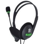 Diadema con Micrófono BROBOTIX 651428, Diadema, Negro, 2 m