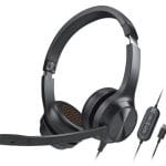 Audifonos de boton con micrófono Creative Chat USB negro