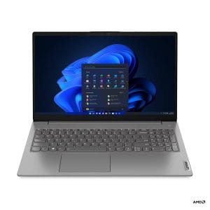 Laptop LENOVO V15 G4, AMD Ryzen 5 7430U, 16 GB, 512GB SSD, W11P, Pantalla 15,6 pulgadas, 1 año de garantia