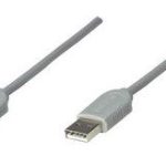 317887 Cable USB A a A, gris, 1.8 m. onecta un hub o dispositivo USB a un hub USB o a una computadora compatible USB