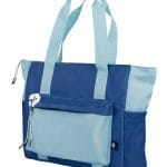TOTEBAG AZUL PARA LAPTOP 16 Pulgadas TZLB01-V, color azul y turquesa