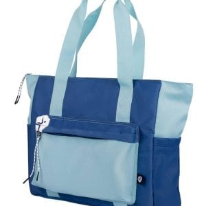 TOTEBAG AZUL PARA LAPTOP 16 Pulgadas TZLB01-V, color azul y turquesa