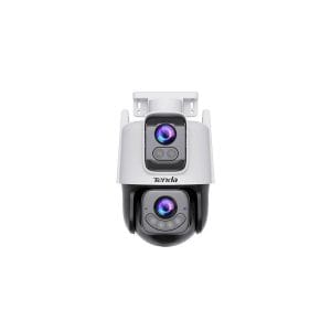 Camara equipada con lente fijo de 3MP y lente PT de 3MP, puede proteger simultáneamente 2 áreas diferentes, reduciendo eficazmente los puntos ciegos.