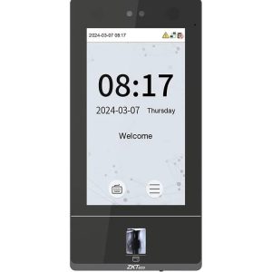 ZKTECO SenseFace 7A - acceso y asistencia para 10K rostros / 10K huellas / 50K tarjetas de 125kHz / TCP/IP / IP65 / Software Gratuito ZKBio Zlink
