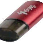 Memoria USB Rojo C/Tapa 16GB Stylos. STMUS72W