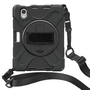 FUNDA PROTECTOR C/CORREA, USO RUDO, GIRO 360º, P/IPAD MINI 6TA GENERACIÓN, 8.9, C/MICA,  BROBOTIX 6000557