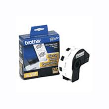 Etiqueta blanca de papel Brother DK1221, 1000 etiquetas de 23 mm de ancho x 23 mm de largo. Impresión en negro. QL800 / QL810W.